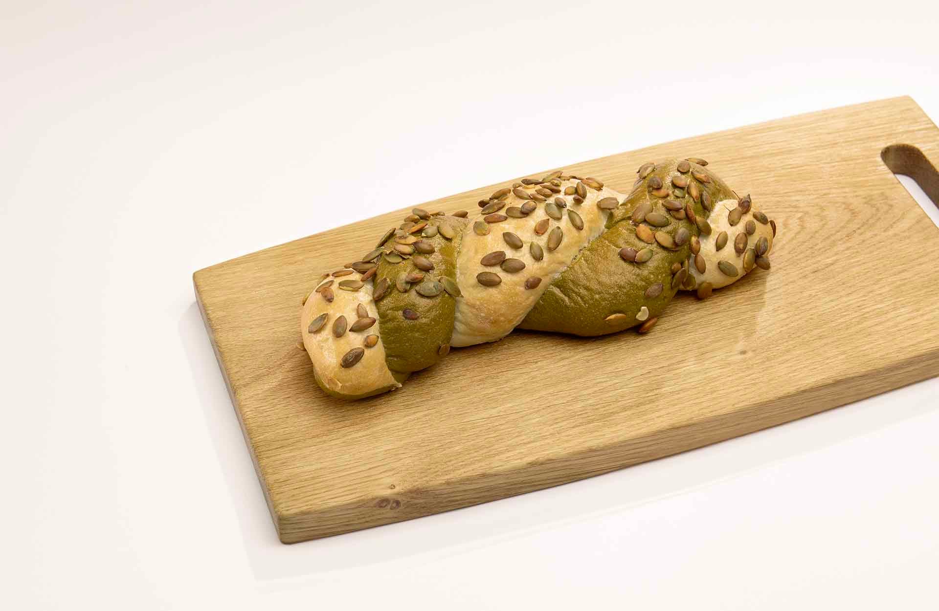 Algenbaguette mit Kürbiskernen