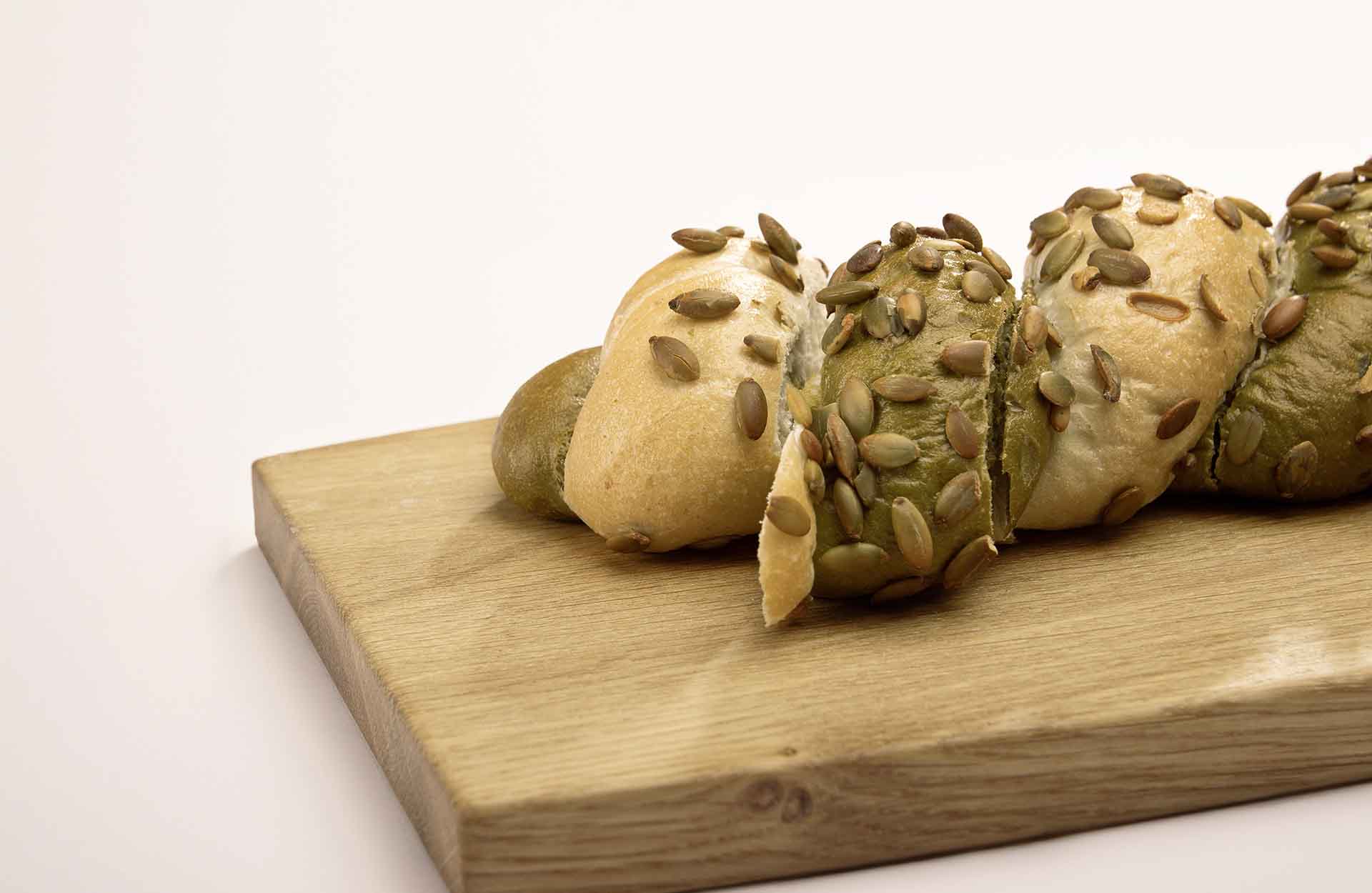 Algenbaguette mit Kürbiskernen