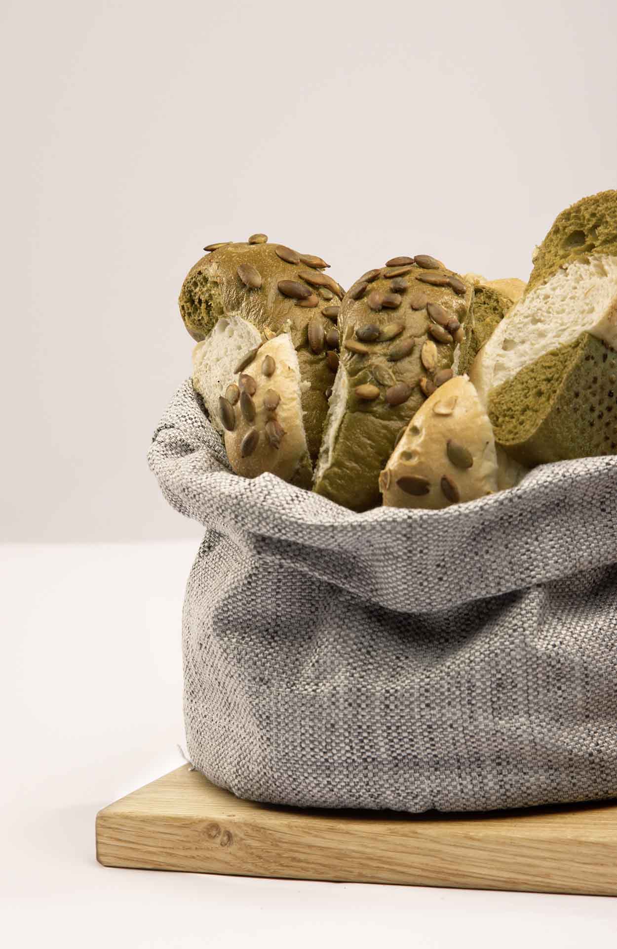 Algenbaguette mit Kürbiskernen