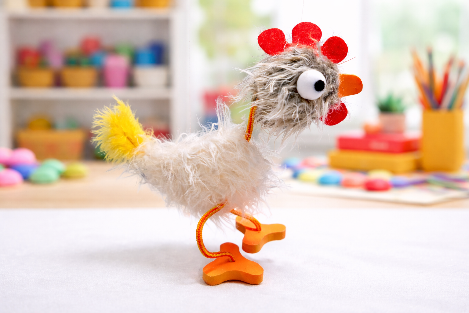 Marionettenbau – „Das verrückte Osterhuhn"