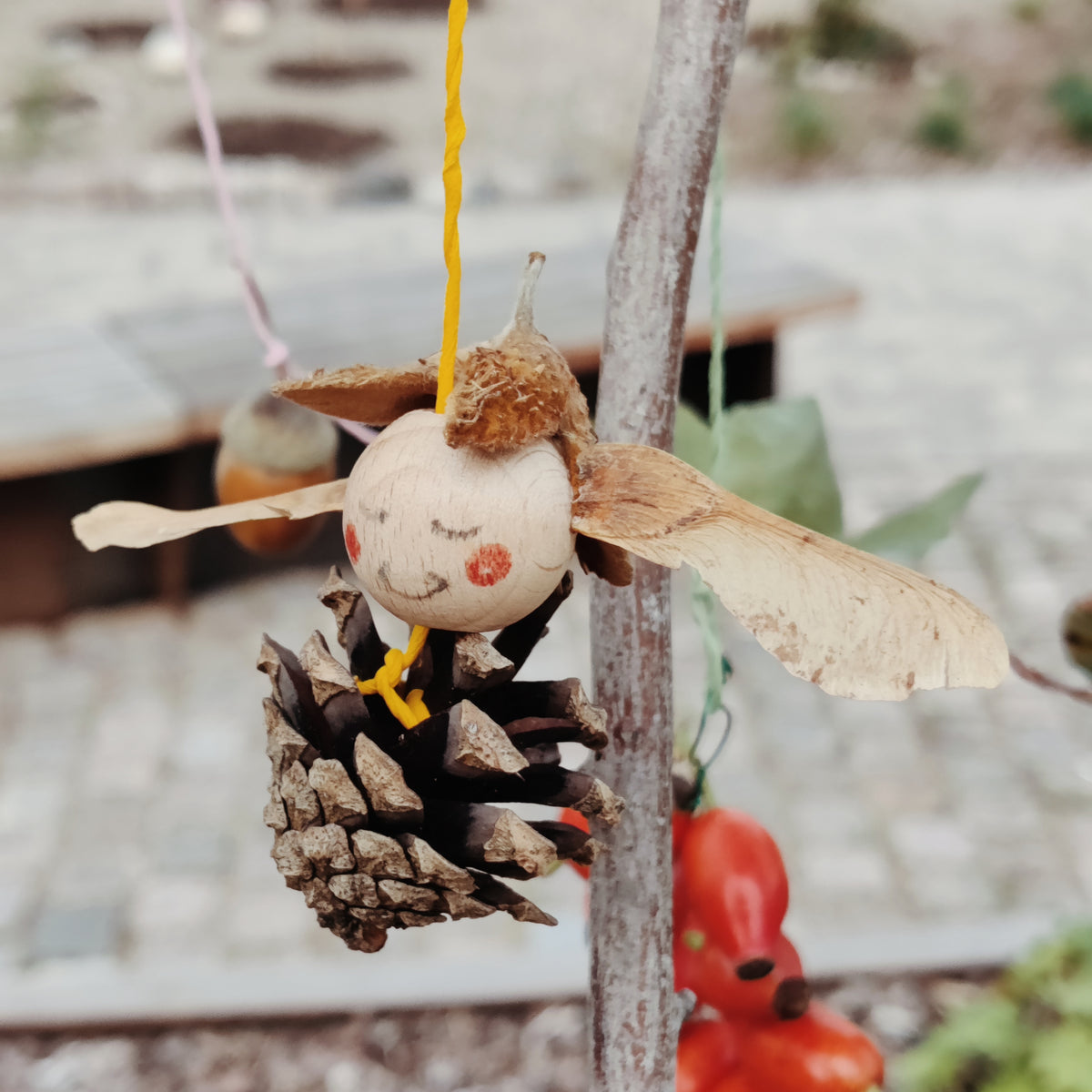 Herbstbasteln mit Naturmaterialien