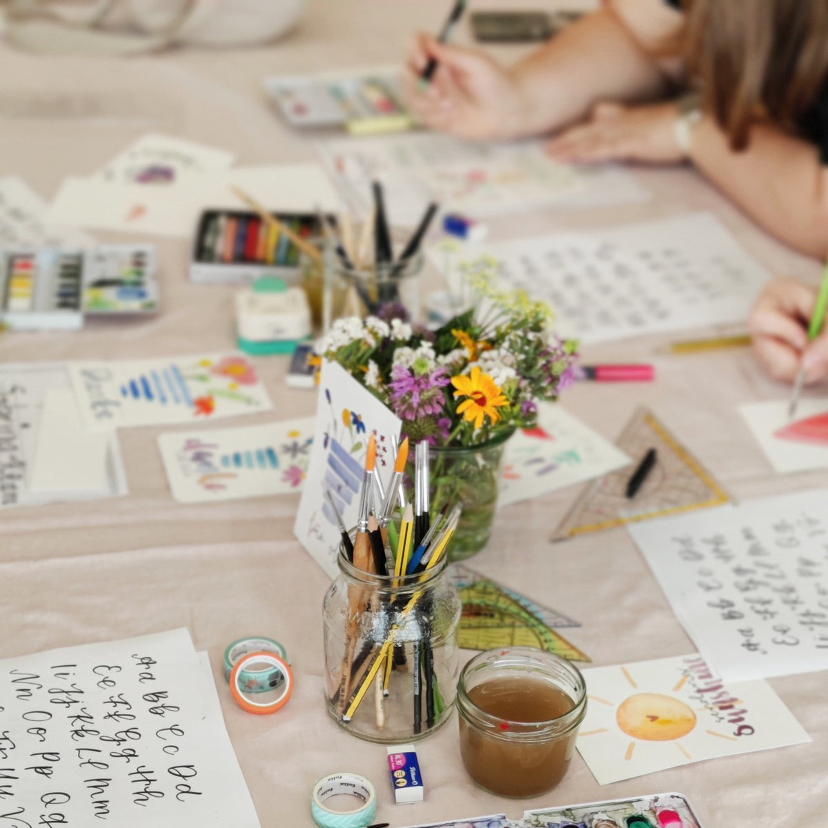 Aquarell Lettering Kurs