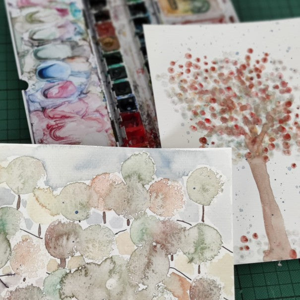 Aquarellmalkurs für Kinder Oktober