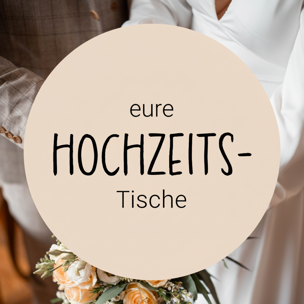 eure HOCHZEITS-Tische